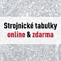 Strojnické tabulky online a zdarma